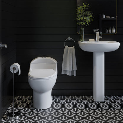 Swiss Madison Chateau One-Piece Elongated Toilet Dual-Flush 1.1/1.6 gpf