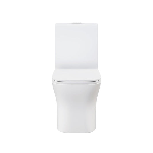 Swiss Madison Concorde One Piece Square Toilet Dual Flush 1.1/1.6 gpf in Matte White
