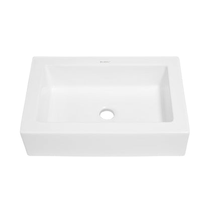 Swiss Madison Voltaire Ceramic Rectangle Vessel Sink