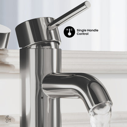 Swiss Madison Ivy Single Hole, Single-Handle, Bathroom Faucet in Chrome