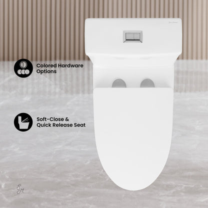 Swiss Madison Dreux One Piece Elongated Dual Flush Toilet with 0.95/1.26 GPF