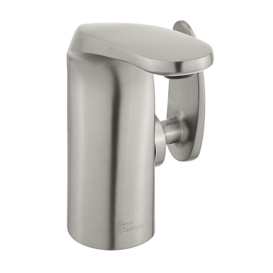 Swiss Madison Chateau Single Hole, Single-Handle, Bathroom Faucet in Brushed Nickel