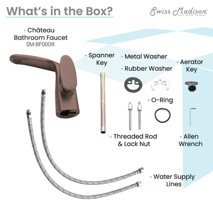Swiss Madison Chateau Single Hole, Single-Handle, Bathroom Faucet in Oil Rubbed Bronze