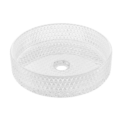 Swiss Madison Cache 15.75" Round Glass Vessel Sink
