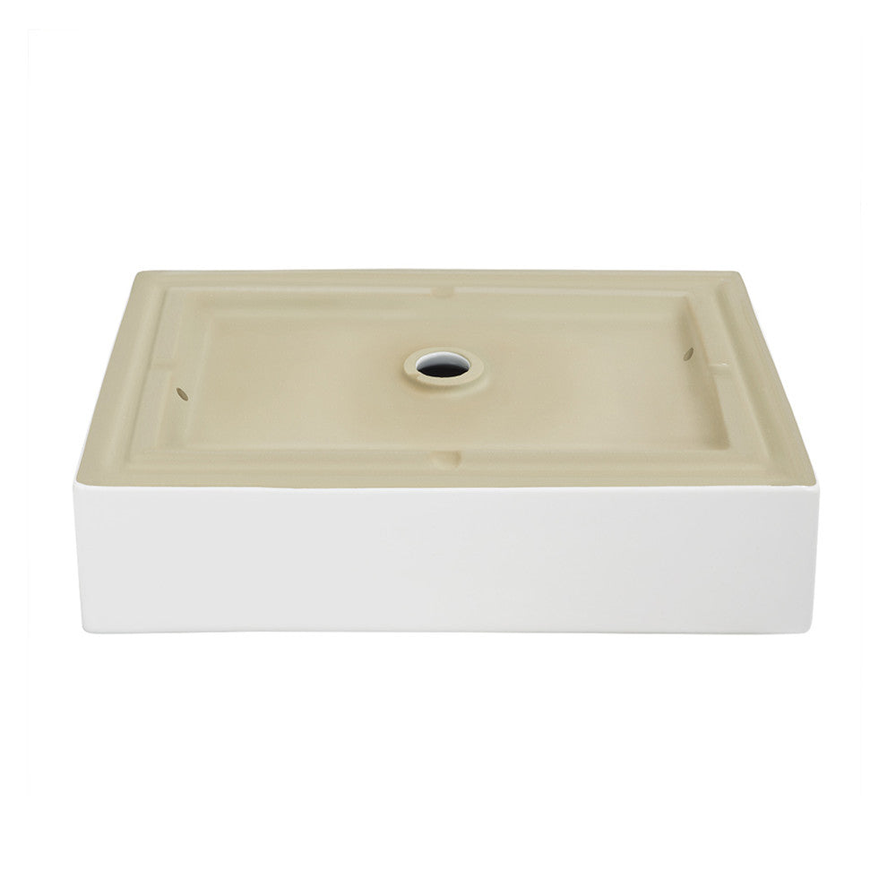 Swiss Madison Voltaire Ceramic Rectangle Vessel Sink