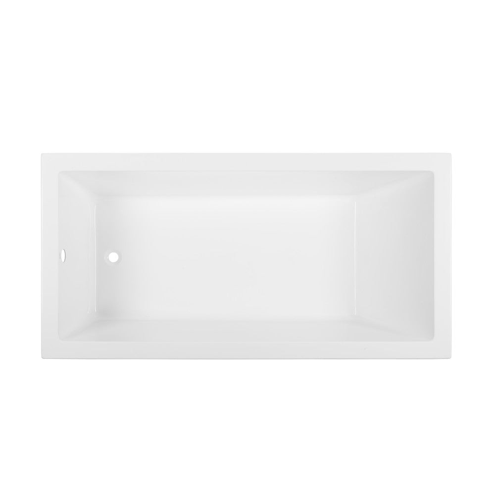 Swiss Madison Voltaire 72" x 36" Reversible Drain Drop-In Bathtub
