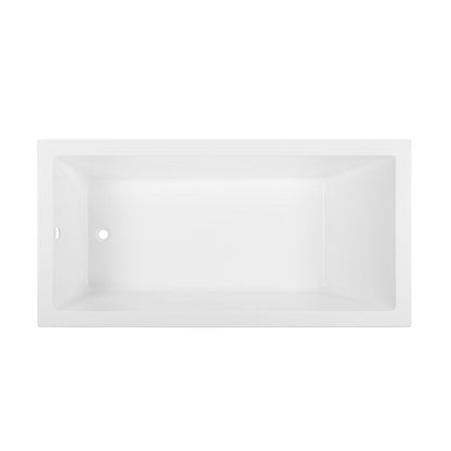 Swiss Madison Voltaire 72" x 36" Reversible Drain Drop-In Bathtub