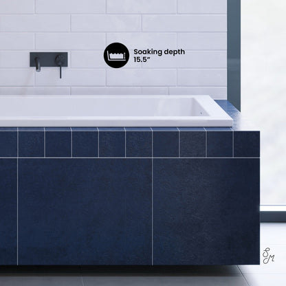Swiss Madison Voltaire 72" x 36" Reversible Drain Drop-In Bathtub