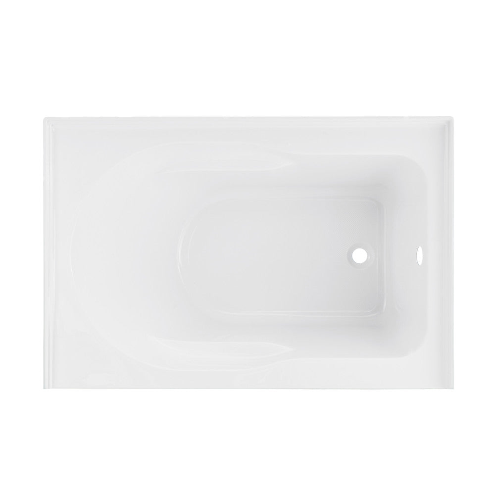 Swiss Madison Ivy 54'' x 30" Bathtub with Apron Right Hand Drain in White
