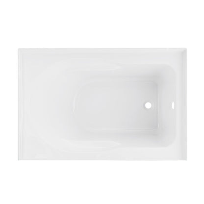 Swiss Madison Ivy 54'' x 30" Bathtub with Apron Right Hand Drain in White