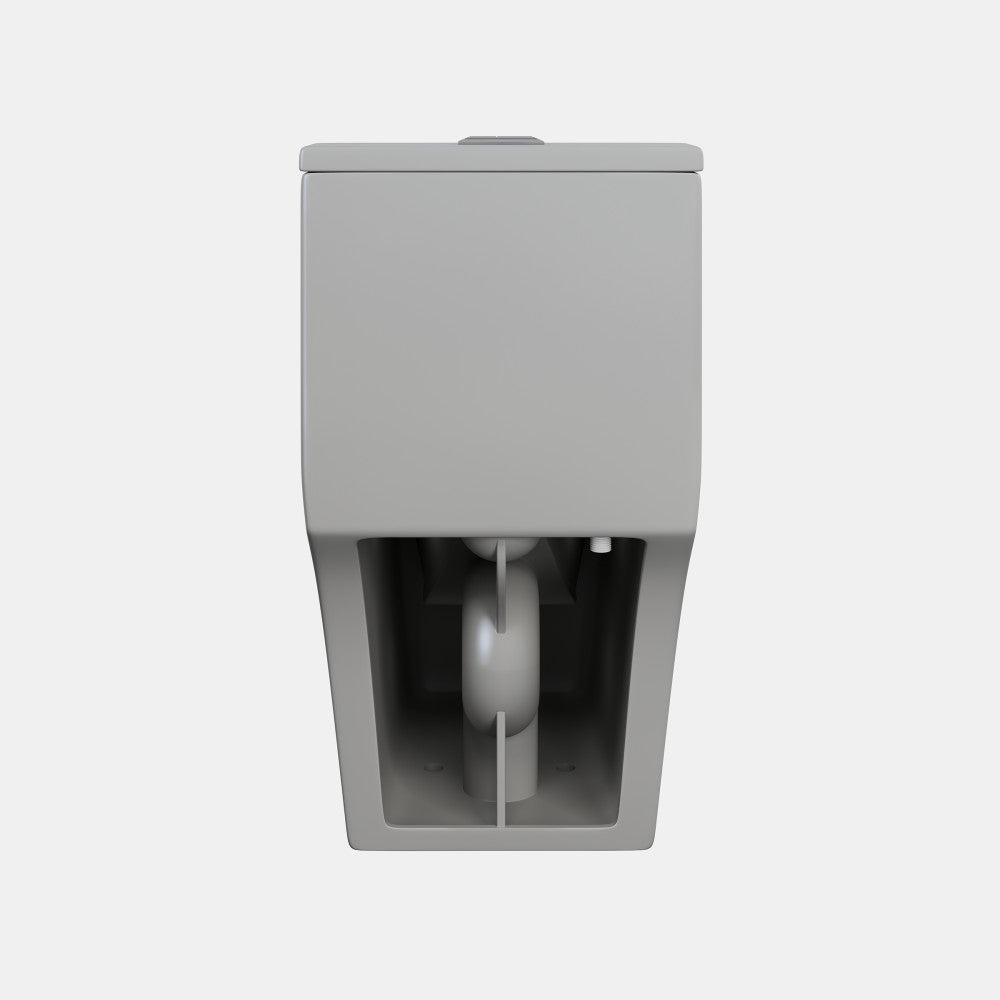 Swiss Madison Dreux One Piece Elongated Dual Flush Toilet in Matte Grey 0.95/1.26 GPF