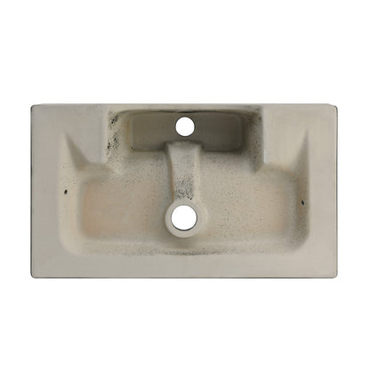 Swiss Madison Claire 22" Rectangle Wall-Mount Bathroom Sink in Matte Black
