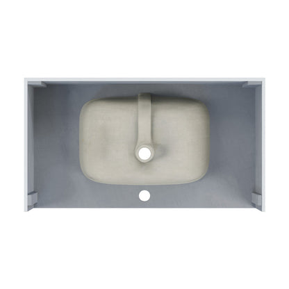 Swiss Madison Avancer 36'' Wall Mount Sink In Blue Celeste