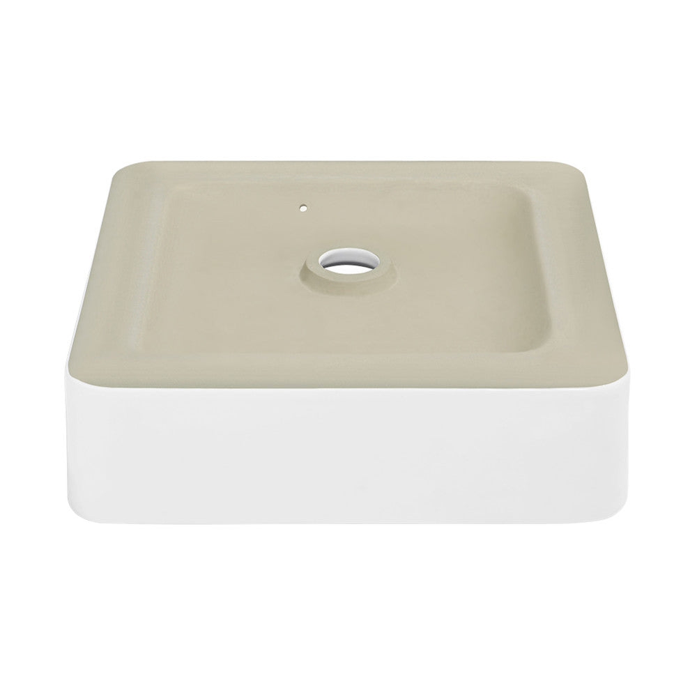 Swiss Madison Concorde Ceramic Square Vessel Sink