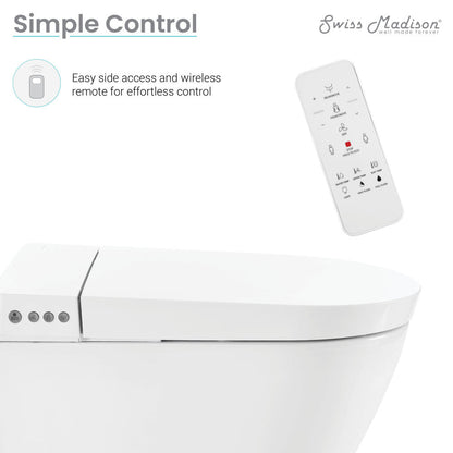 Swiss Madison Hugo Smart Wall-Hung Toilet with Bidet Bundle