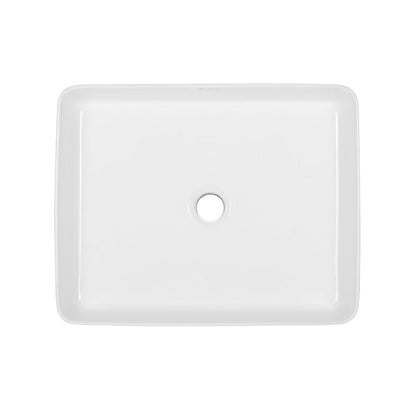 Swiss Madison Concorde Rectangle Ceramic Vessel Sink
