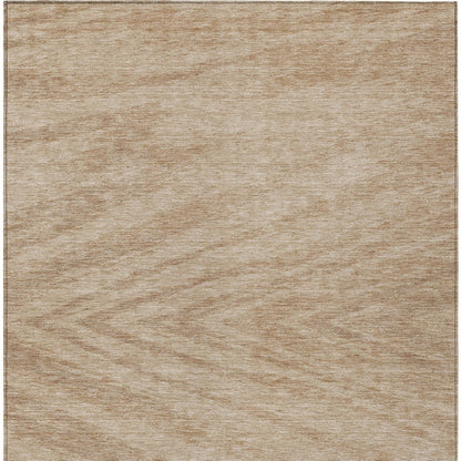 Tabselect Home Line 5' X 8' Khaki And Brown Abstract Washable Indoor Outdoor Area Rug