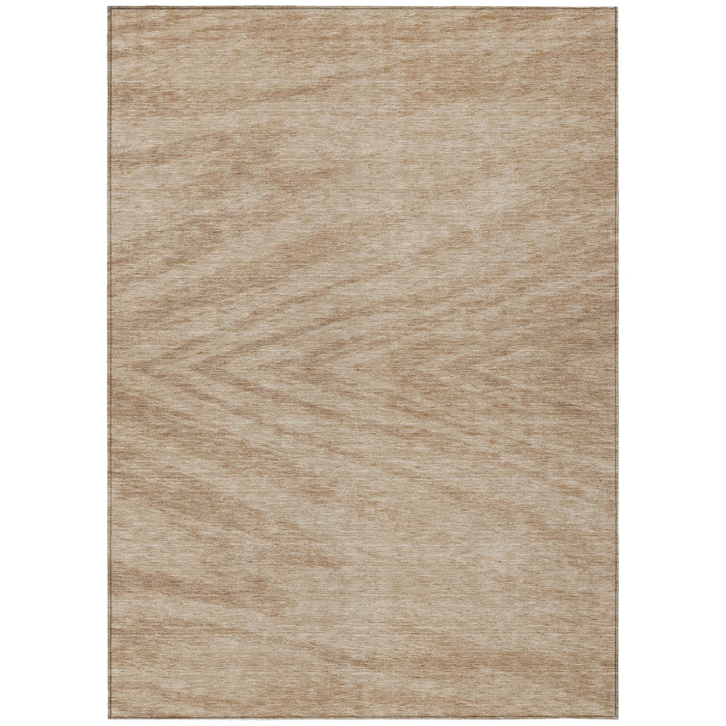 Tabselect Home Line 5' X 8' Khaki And Brown Abstract Washable Indoor Outdoor Area Rug