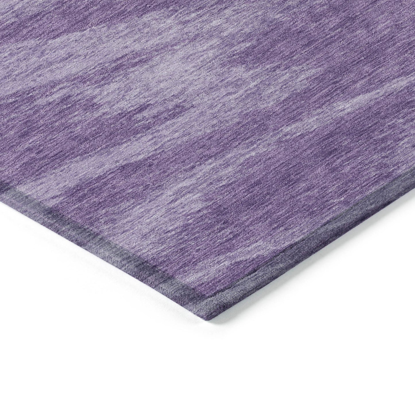 Tabselect Home Line 5' X 8' Purple And Ivory Abstract Washable Indoor Outdoor Area Rug