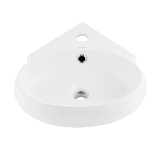 Swiss Madison Plaisir Corner Wall Hung Sink