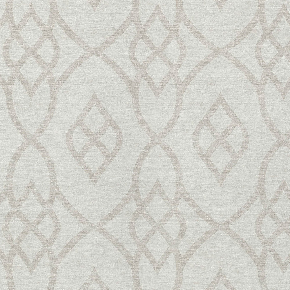 Tabselect Home Line 8' X 10' Ivory And Gray Trellis Washable Indoor Outdoor Area Rug