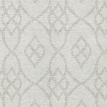 Tabselect Home Line 8' X 10' Ivory And Gray Trellis Washable Indoor Outdoor Area Rug