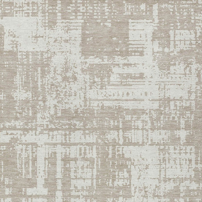 Tabselect Home Line 8' X 10' Taupe And Ivory Abstract Washable Indoor Outdoor Area Rug