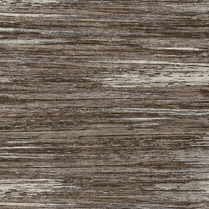 Tabselect Home Line 5' X 8' Brown And Ivory Striped Washable Indoor Outdoor Area Rug