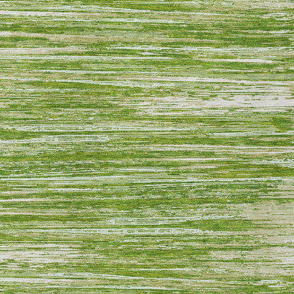 Tabselect Home Line 5' X 8' Green And Ivory Striped Washable Indoor Outdoor Area Rug