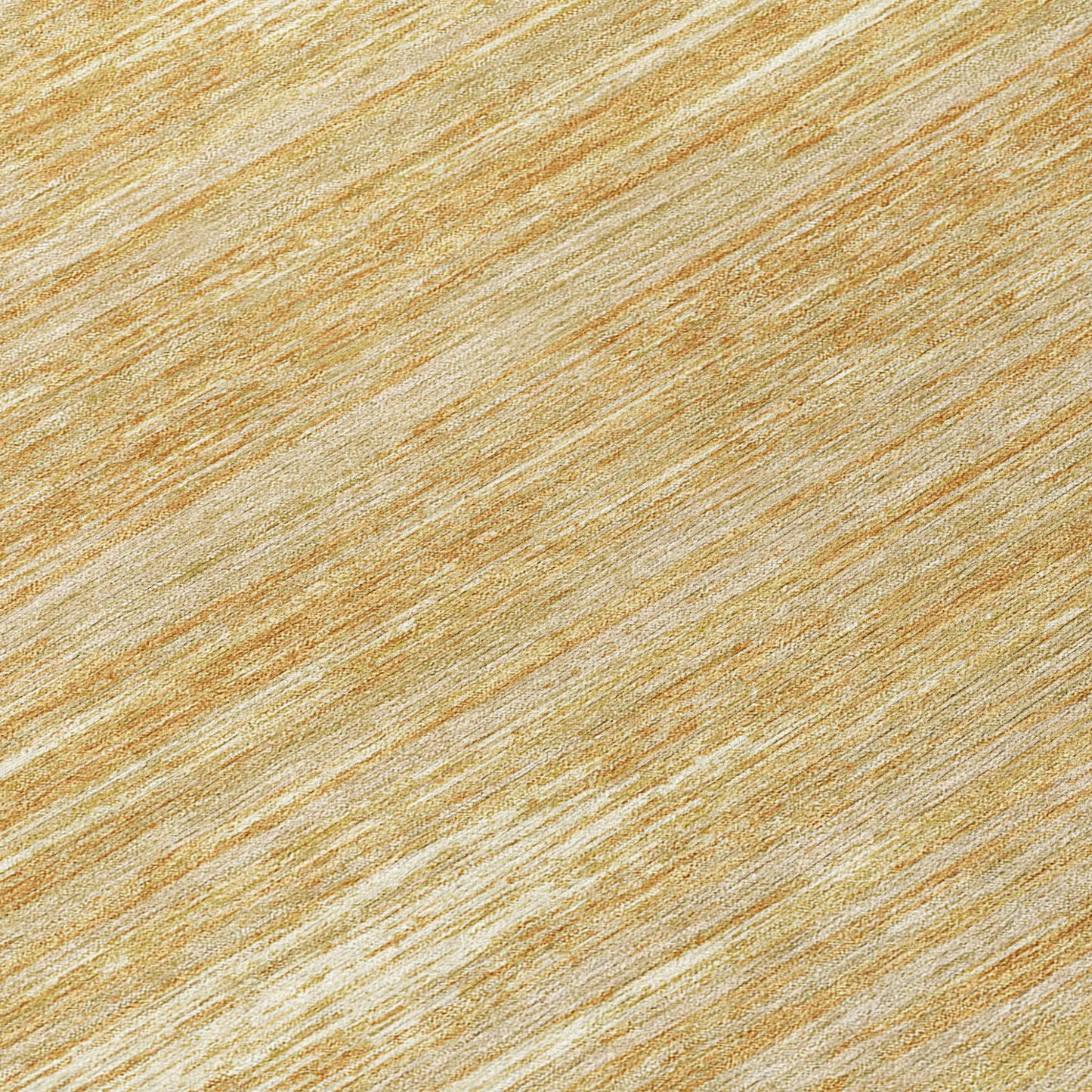 Tabselect Home Line 8' Gold Gray And Ivory Round Striped Washable Indoor Outdoor Area Rug