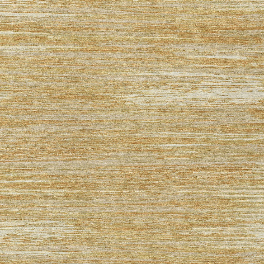 Tabselect Home Line 8' X 10' Gold Gray And Ivory Striped Washable Indoor Outdoor Area Rug