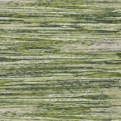 Tabselect Home Line 5' X 8' Olive Green And Ivory Striped Washable Indoor Outdoor Area Rug