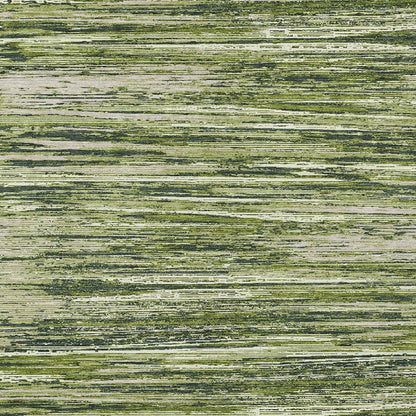 Tabselect Home Line 8' X 10' Olive Green And Ivory Striped Washable Indoor Outdoor Area Rug