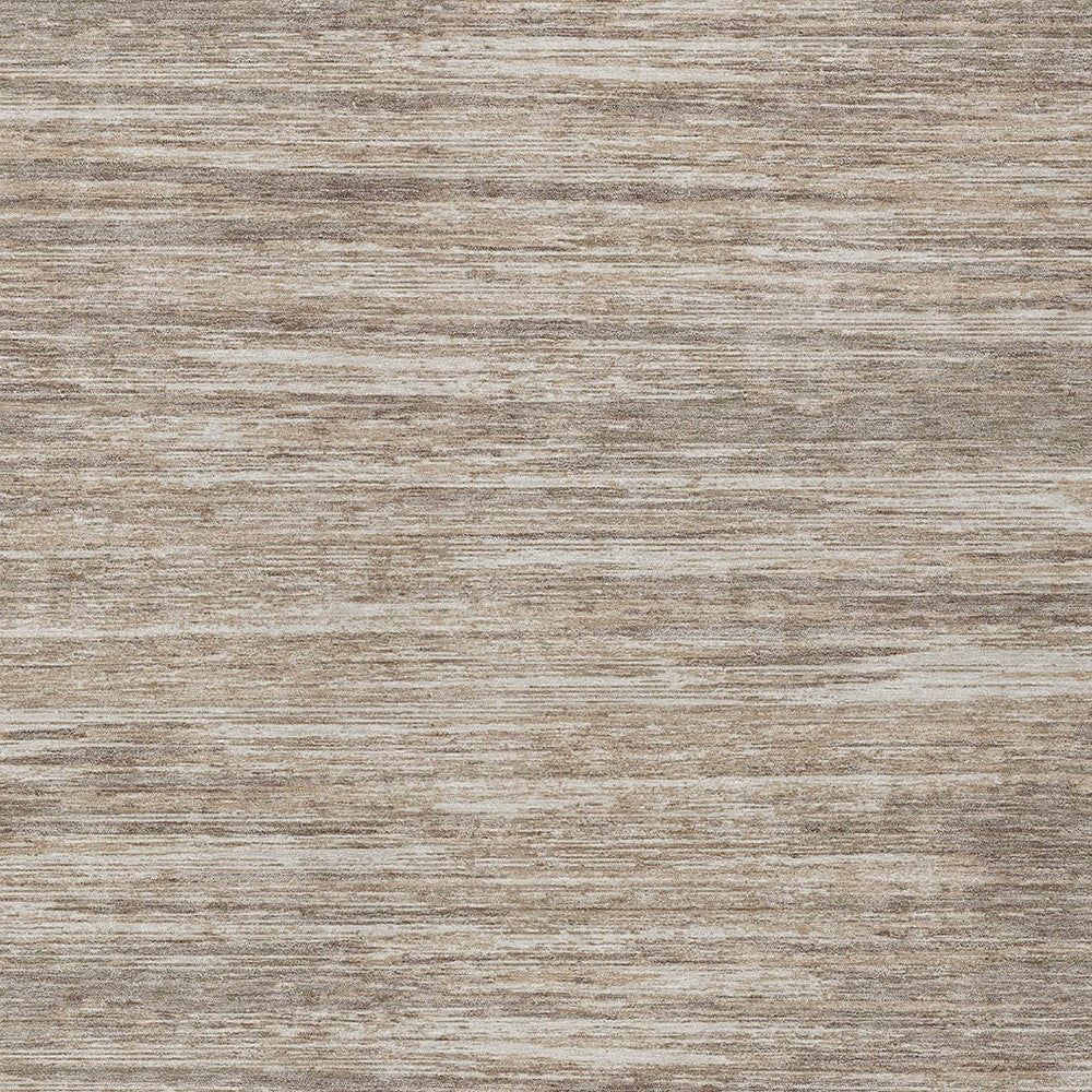 Tabselect Home Line 5' X 8' Taupe Gray And Ivory Striped Washable Indoor Outdoor Area Rug