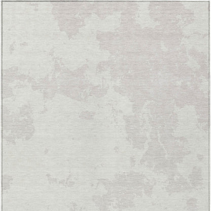 Tabselect Home Line 5' X 8' Ivory And Gray Abstract Washable Indoor Outdoor Area Rug