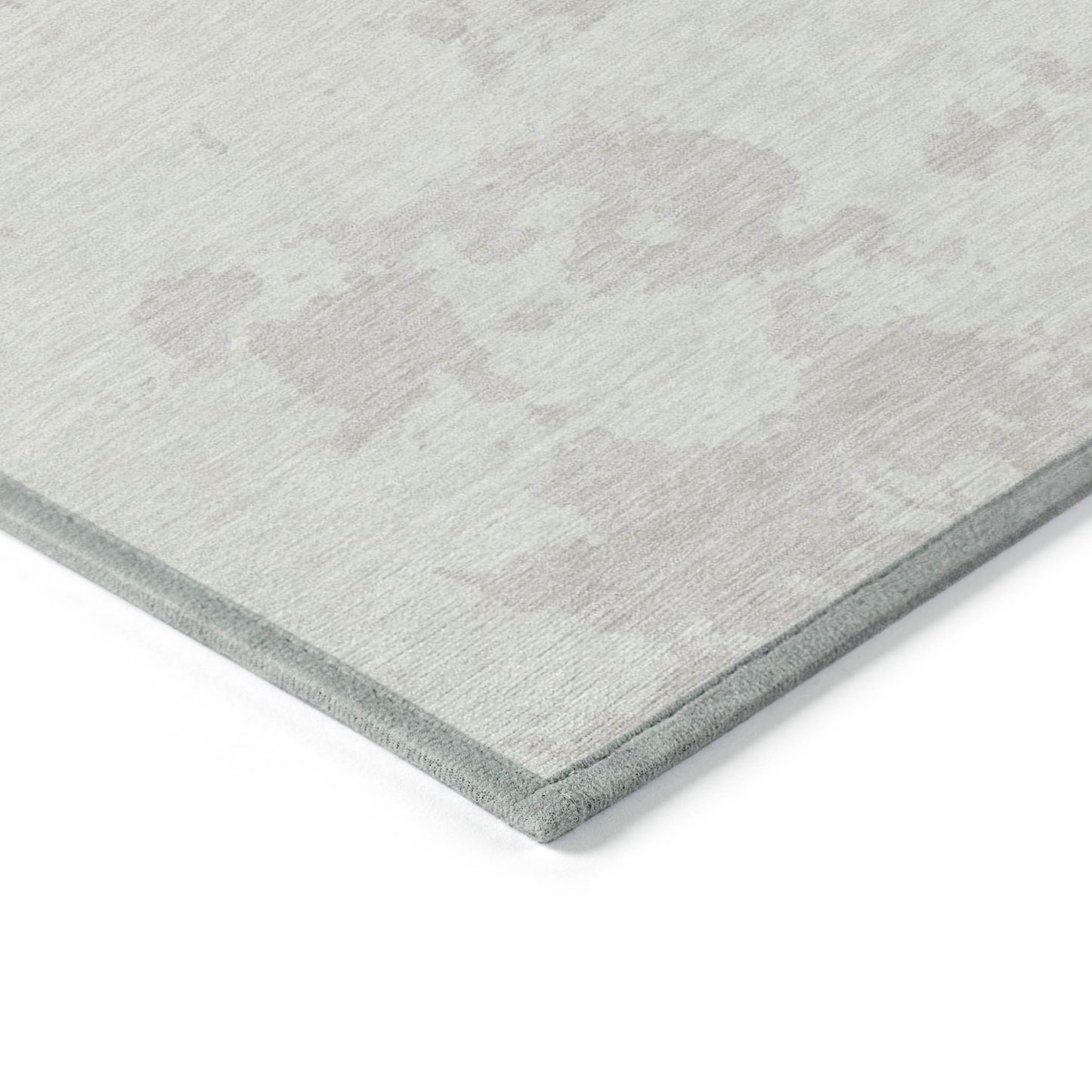 Tabselect Home Line 8' X 10' Ivory And Gray Abstract Washable Indoor Outdoor Area Rug