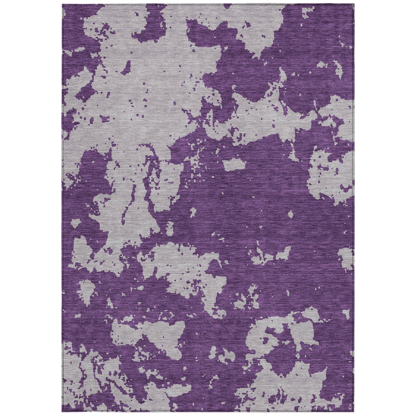 Tabselect Home Line 8' X 10' Purple And Lavender Abstract Washable Indoor Outdoor Area Rug