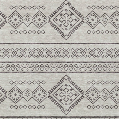 Tabselect Home Line 8' X 10' Beige And Brown Southwestern Washable Indoor Outdoor Area Rug