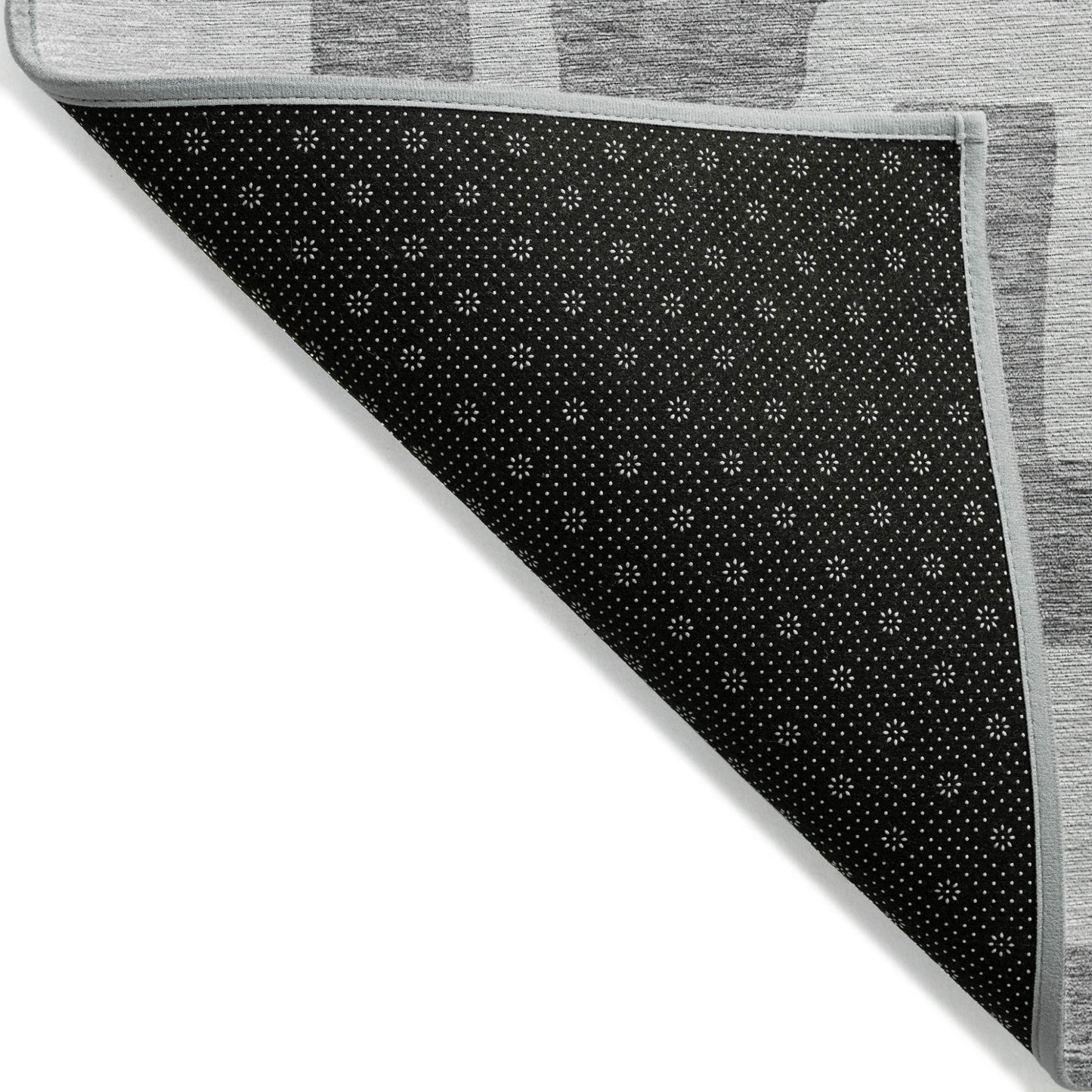 Tabselect Home Line 8' X 10' Gray And Ivory Abstract Washable Indoor Outdoor Area Rug