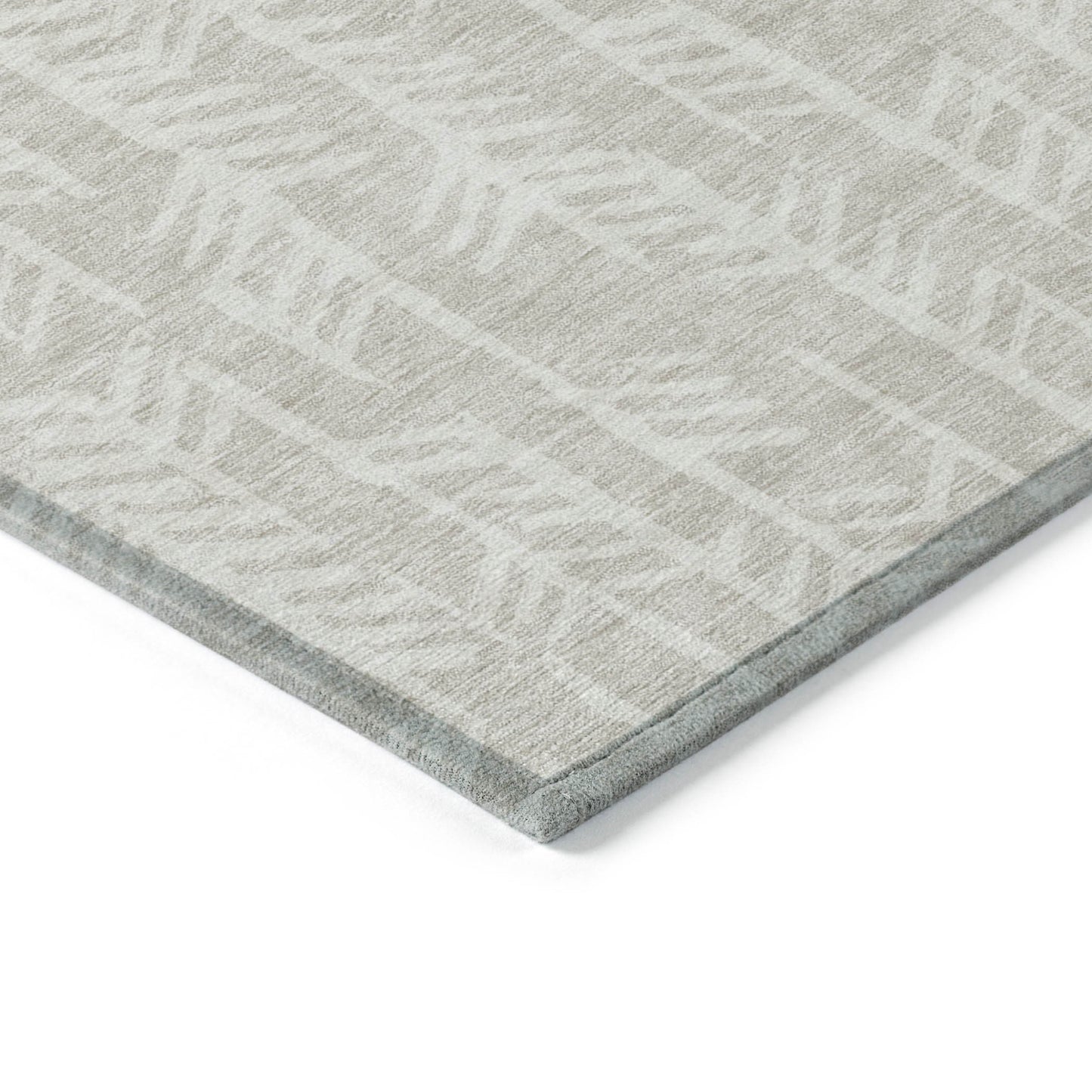 Tabselect Home Line 8' X 10' Beige And Ivory Tribal Washable Indoor Outdoor Area Rug