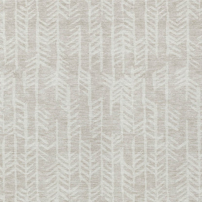 Tabselect Home Line 8' X 10' Beige And Ivory Tribal Washable Indoor Outdoor Area Rug