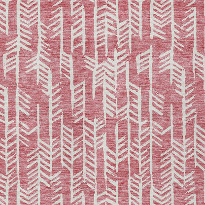 Tabselect Home Line 8' X 10' Blush And Ivory Tribal Washable Indoor Outdoor Area Rug