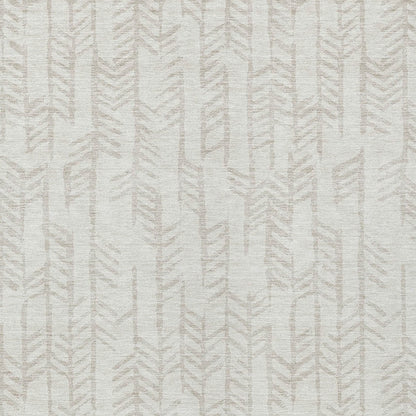 Tabselect Home Line 5' X 8' Ivory And Beige Tribal Washable Indoor Outdoor Area Rug