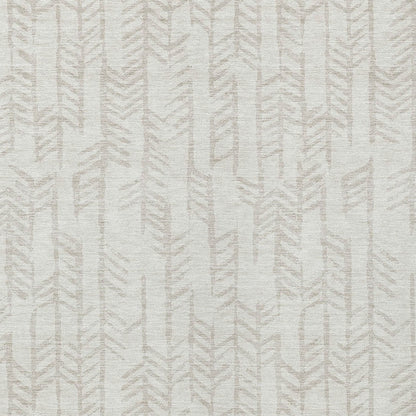 Tabselect Home Line 8' X 10' Ivory And Beige Tribal Washable Indoor Outdoor Area Rug