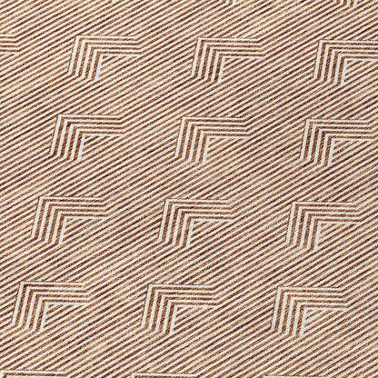 Tabselect Home Line 5' X 8' Brown And Beige Geometric Washable Indoor Outdoor Area Rug