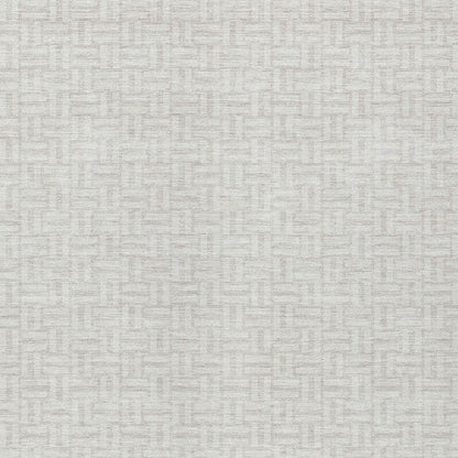 Tabselect Home Line 8' X 10' Ivory And Silver Geometric Washable Indoor Outdoor Area Rug