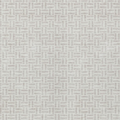 Tabselect Home Line 8' X 10' Taupe And Silver Geometric Washable Indoor Outdoor Area Rug