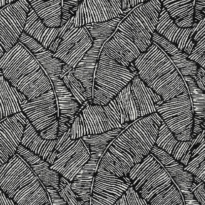 Tabselect Home Line 5' X 8' Black And Ivory Floral Washable Indoor Outdoor Area Rug