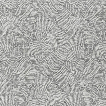 Tabselect Home Line 5' X 8' Gray And Ivory Floral Washable Indoor Outdoor Area Rug