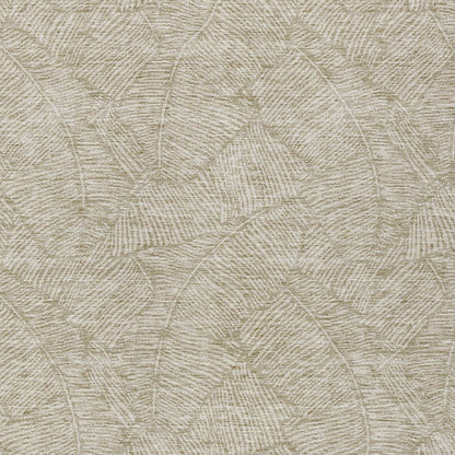 Tabselect Home Line 5' X 8' Taupe And Ivory Floral Washable Indoor Outdoor Area Rug